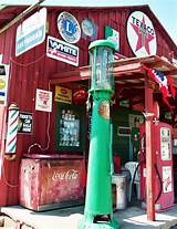 Images of Old Service Station Gas Pumps