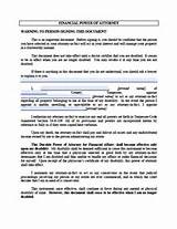 Free Power Of Attorney Form For Medical And Financial Photos