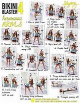 Pictures of Exercise Routines Using Free Weights