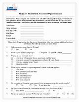 Pictures of Medicare Questionnaire Form