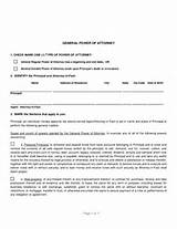 Right Of Attorney Form Images