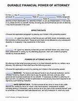 Images of Power Of Attorney Form For Washington State