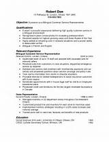 Resume Objective For Call Center Photos