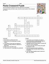 Fossils Crossword Puzzle Pictures