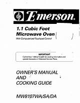 Emerson Microwave Repair Manual Photos