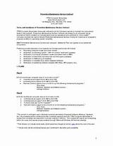 Refrigeration Maintenance Contract Template Images