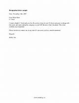 Photos of It Company Resignation Letter