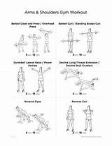 Shoulder And Arm Workouts Pictures