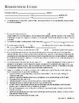 Nj Residential Lease Agreement Form Images