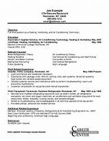 Hvac Technician Objective Resume Photos