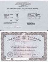 California High School Equivalency Certificate Photos