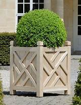 Outdoor Wood Flower Planters Pictures