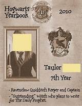 Harry Potter Yearbook Pictures