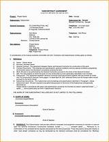 Photos of Template Contractor Agreement