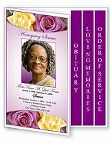 Pictures of Free Homegoing Service Program Template