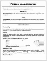 Pictures of Printable Personal Loan Application Form