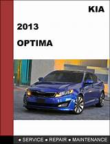 2013 Kia Optima Service Manual Pictures