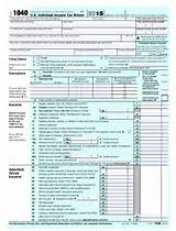 Federal Income Tax Forms 2015 Photos