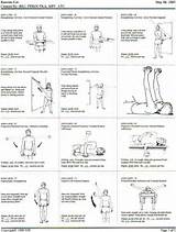Images of Exercises After Rotator Cuff Surgery