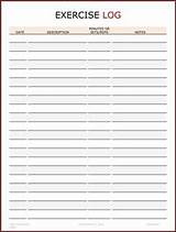 Fitness Workout Sheets