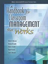 Pictures of A Handbook For Classroom Management That Works