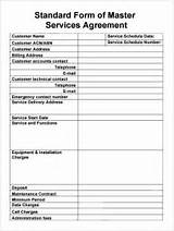 Refrigeration Service Contract