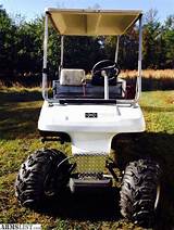Lifted Gas Golf Cart Images
