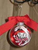 Pictures of Alabama Crimson Tide Christmas Ornaments