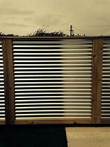 Photos of Corrugated Metal Panels Fence