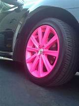 Pictures of Pink Car Wheels