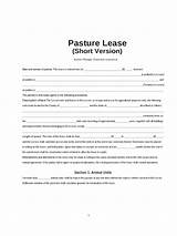 Cattle Pasture Lease Agreement Photos