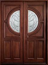 Photos of Wood And Glass Double Entry Doors