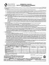 Residential Lease Agreement California Association Of Realtors Images