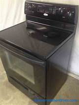 Pictures of Whirlpool Black Electric Stove