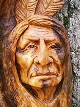 Native American Wood Carvings Images