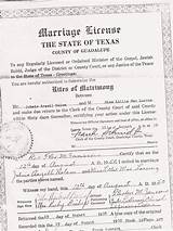 Copy Of Marriage License Los Angeles County