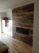 Reclaimed Wood Fireplace Images