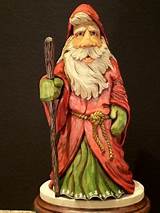 Santa Wood Carvings Photos