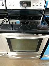 Pictures of Frigidaire Stainless Steel Flat Top Stove
