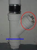 Photos of Basement Drain Cleanout Plug