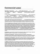 Images of Commercial Lease Form Free Download