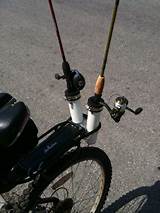 Bicycle Fishing Rod Rack