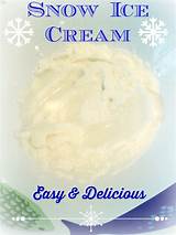 How To Make Ice Cream With Snow Recipe Images