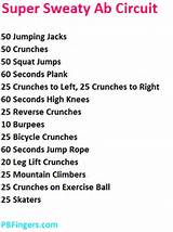 List Of Home Workouts Images