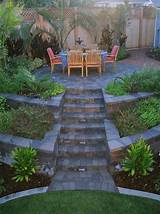 Tiered Backyard Landscaping Ideas Pictures