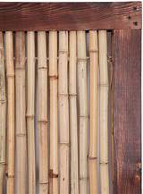 Bamboo Fence Panel With Frame Pictures