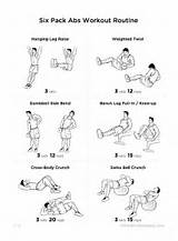 Exercise Routines Printable Images