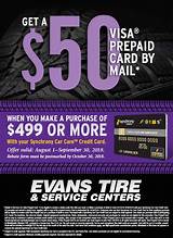Pictures of Evans Tire Credit Card