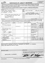 Images of California Insurance Proof Certificate