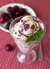 Homemade Cherry Vanilla Ice Cream Images